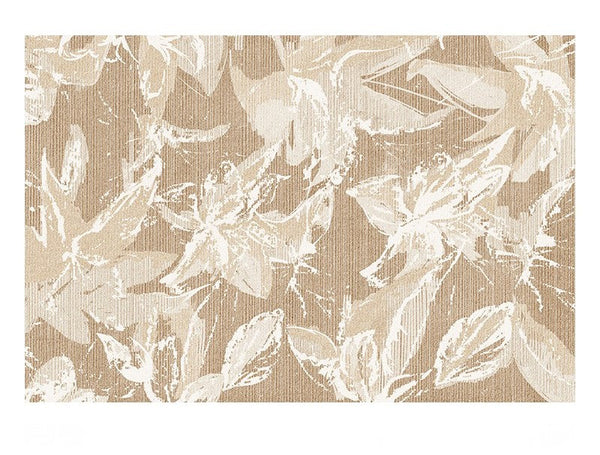 French Style Modern Rugs for Interior Design, Bedroom Modern Soft Rugs, Contemporary Modern Rugs under Dining Room Table, Flower Pattern Modern Rugs for Living Room-HomePaintingDecor