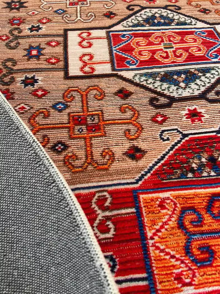 Morocco Area Rugs for Living Room, Persain Rugs for Bedroom, Traditional Colorful Persian Rugs, Vintage Area Rugs for Dining Room-HomePaintingDecor