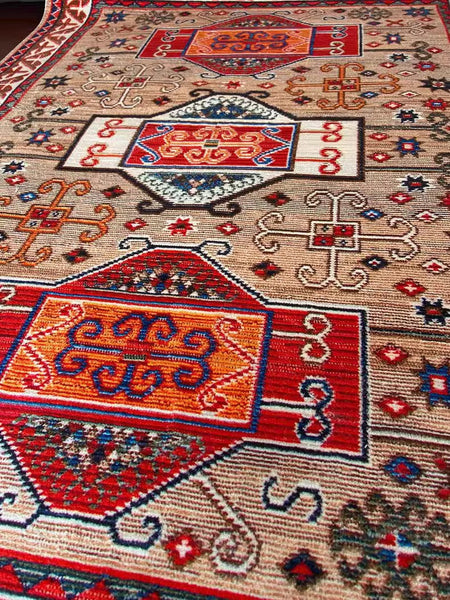 Morocco Area Rugs for Living Room, Persain Rugs for Bedroom, Traditional Colorful Persian Rugs, Vintage Area Rugs for Dining Room-HomePaintingDecor