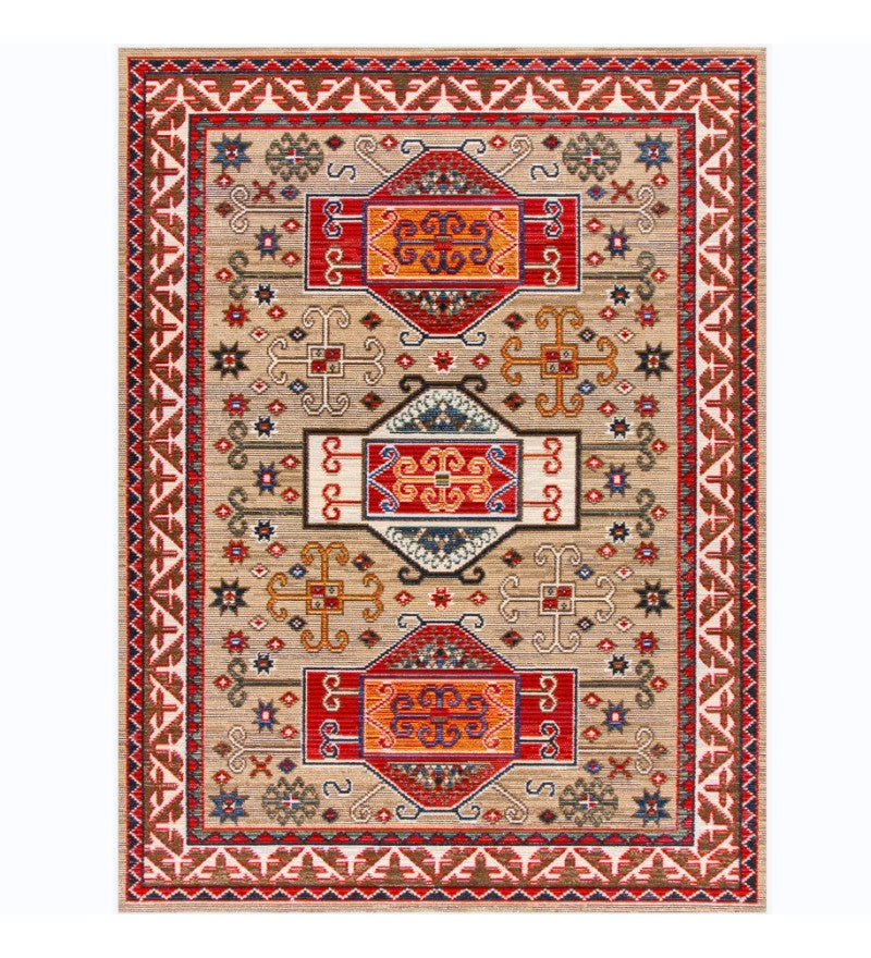 Morocco Area Rugs for Living Room, Persain Rugs for Bedroom, Traditional Colorful Persian Rugs, Vintage Area Rugs for Dining Room-HomePaintingDecor