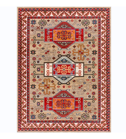 Morocco Area Rugs for Living Room, Persain Rugs for Bedroom, Traditional Colorful Persian Rugs, Vintage Area Rugs for Dining Room-HomePaintingDecor