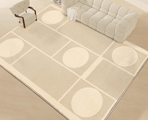 Large Modern Floor Carpets for Office, Modern Area Rug for Living Room, Bedroom Floor Rugs, Contemporary Rugs for Dining Room-HomePaintingDecor