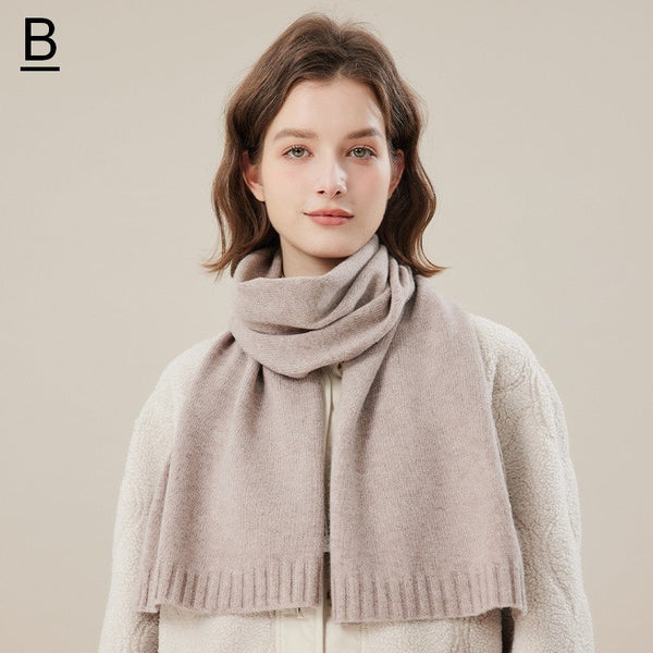 Cozy Winter Scarf, Modern Fashion Designer Scarf, Casual Scarf for Women, Soft Cashmere Scarf for Women, Cold Weather Scarf, Wool Scarf for Women-HomePaintingDecor