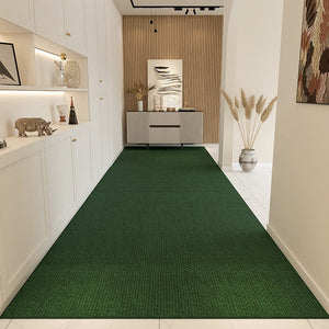 Green Contepmorary Runner Rugs, Extra Long Narrow Runner Rugs, Washable Long Hallway Runners, Geometric Modern Long Hallway Runners, Modern Entryway Runner Rug Ideas-HomePaintingDecor