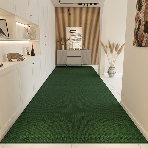 Green Contepmorary Runner Rugs, Extra Long Narrow Runner Rugs, Washable Long Hallway Runners, Geometric Modern Long Hallway Runners, Modern Entryway Runner Rug Ideas-HomePaintingDecor