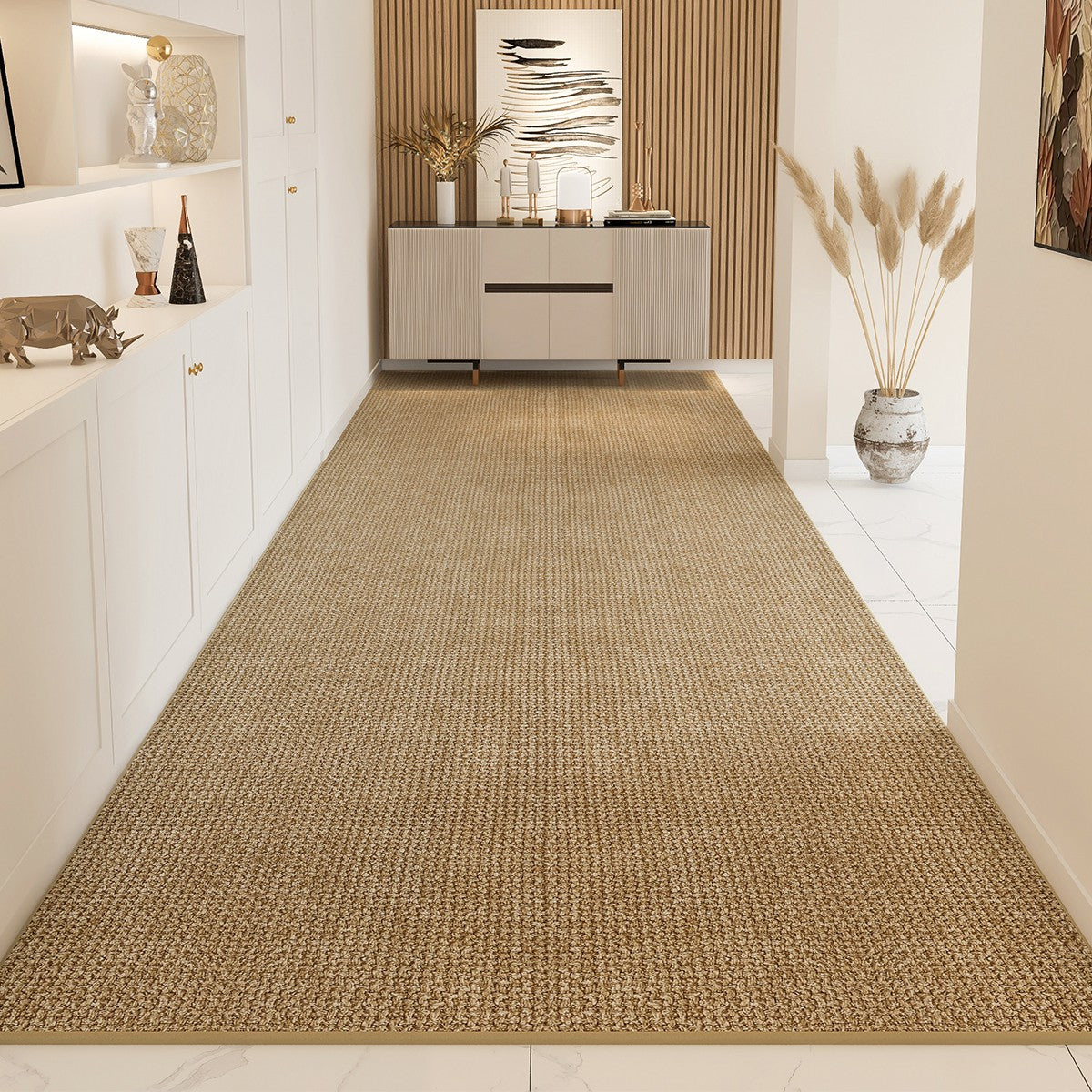 Simple Modern Long Hallway Runners Long Narrow Runner Rugs, Minimalist Entry Rug, Contemporary Hallway Carpet, Soft Floor Runner, Neutral Corridor Mat
