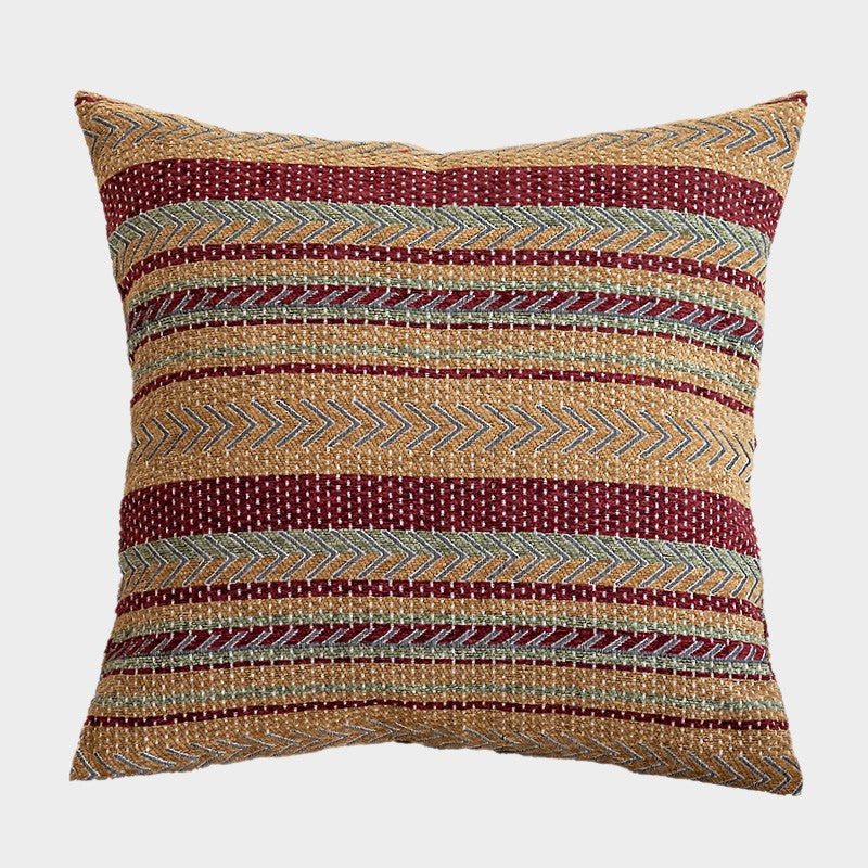 Large Decorative Throw Pillows, Traditional Rustic Sofa Pillows for Bedroom, Geometric Pattern Throw Pillow for Couch, Bohemian Decorative Sofa Pillows-HomePaintingDecor