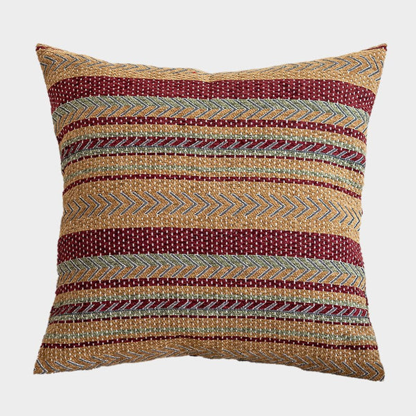 Large Decorative Throw Pillows, Traditional Rustic Sofa Pillows for Bedroom, Geometric Pattern Throw Pillow for Couch, Bohemian Decorative Sofa Pillows-HomePaintingDecor