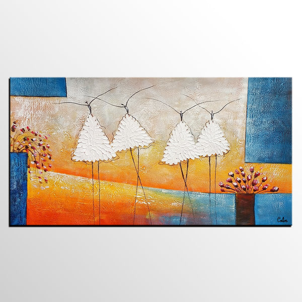 Abstract Modern Paintnig, Bedroom Wall Art Ideas, Simple Modern Painting, Abstract Painting for Sale, Ballet Dancer Painting-HomePaintingDecor