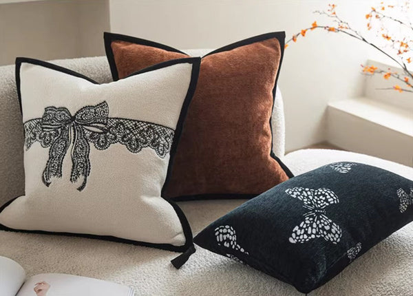 Large Decorative Throw Pillows, Decorative Pillow Arrangement Ideas for Couch, Modern Decorative Pillows for Living Room, Decorative Pillow Covers-HomePaintingDecor