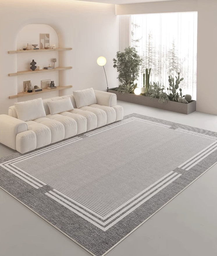 Modern Rugs for Dining Room, Abstract Geometric Modern Rugs, Contemporary Modern Rugs for Living Room, Bedroom Modern Rugs-HomePaintingDecor