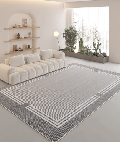 Modern Rugs for Dining Room, Abstract Geometric Modern Rugs, Contemporary Modern Rugs for Living Room, Bedroom Modern Rugs-HomePaintingDecor