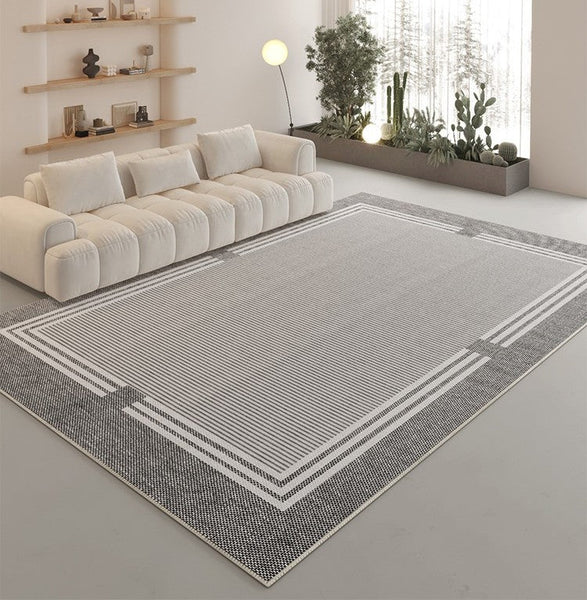 Modern Rugs for Dining Room, Abstract Geometric Modern Rugs, Contemporary Modern Rugs for Living Room, Bedroom Modern Rugs-HomePaintingDecor