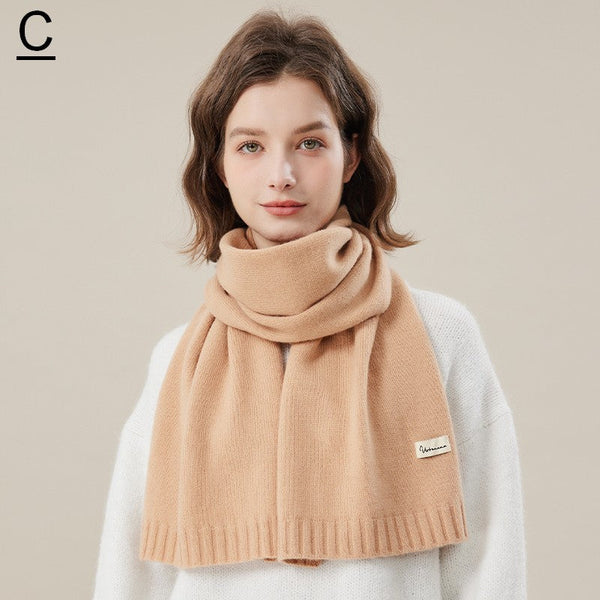 Cozy Winter Scarf, Modern Fashion Designer Scarf, Casual Scarf for Women, Soft Cashmere Scarf for Women, Cold Weather Scarf, Wool Scarf for Women-HomePaintingDecor