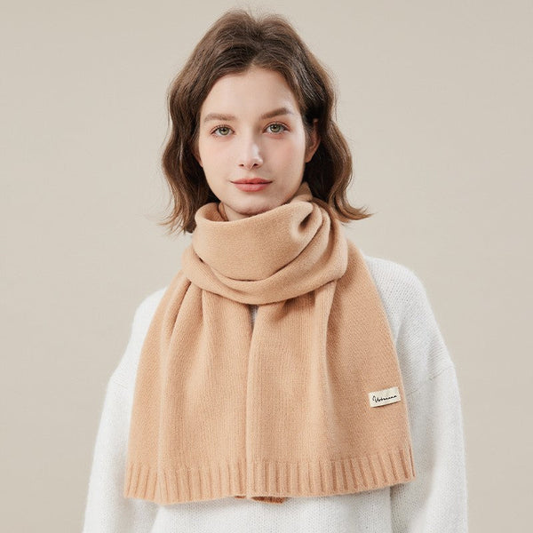 Cozy Winter Scarf, Modern Fashion Designer Scarf, Casual Scarf for Women, Soft Cashmere Scarf for Women, Cold Weather Scarf, Wool Scarf for Women-HomePaintingDecor