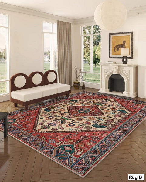 Antique Persian Rug, Oversized Area Rugs for Living Room, Extra Large Vintage Persian Rugs, Vintage Rugs for Bedroom, Persain Rugs for Dining Room-HomePaintingDecor