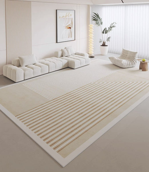 Dining Room Modern Rugs, Contemporary Modern Rugs for Bedroom, Modern Area Rugs under Sofa, Abstract Modern Rugs for Living Room-HomePaintingDecor