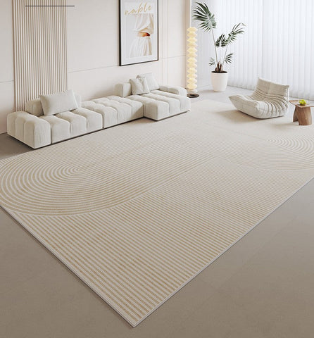 Large Geometric Floor Carpets, Modern Living Room Area Rugs, Bedroom Modern Rugs, Modern Area Rugs under Dining Room Table, Modern Rugs for Kitchen-HomePaintingDecor