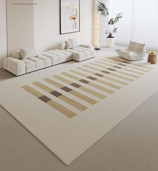 Living Room Rug Placement Ideas, Modern Rugs in Dining Room, Bedroom Geometric Area Rugs, Contemporary Modern Rugs for Kitchen