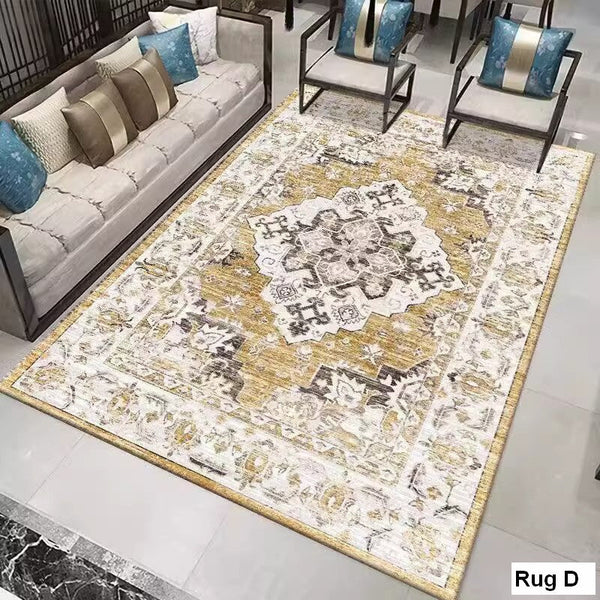 Morocco Area Rugs for Living Room, Traditional Persain Rugs for Bedroom, Traditional Colorful Persian Rugs, Vintage Area Rugs for Dining Room-HomePaintingDecor