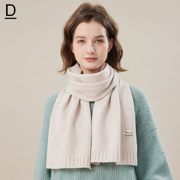 Wool Scarf for Women, Cozy Winter Scarf, Modern Fashion Designer Scarf, Casual Scarf for Women, Soft Cashmere Scarf for Women, Cold Weather Scarf-HomePaintingDecor