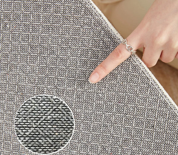 Geometric Modern Rug Ideas for Living Room, Circular Modern Rugs for Bathroom, Modern Rugs for Children's Room, Abstract Contemporary Round Rugs for Dining Room-HomePaintingDecor
