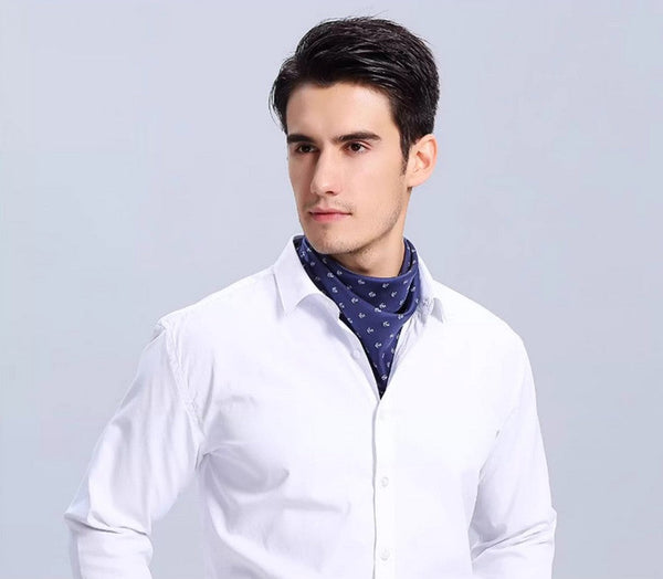 Summer Silk Scarf Men, Formal Silk Scarf Mens, Small Square Silk Scarf, Mens Dress Silk Scarf, Skinny Silk Scarf Men, Pure Silk Square Scarf, Soft Silk Scarf Mens, Silk Neckerchief For Men-HomePaintingDecor