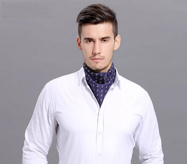 Casual Silk Scarf Mens, Short Silk Scarf Business, Mens Silk Head Scarf, Professional Thin Silk Scarf, Mens Silk Neck Scarf, Silk Scarf For Work, Small Silk Scarf Men, Silk Scarf For Suit-HomePaintingDecor