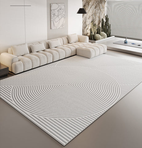 Large Contemporary Modern Rugs for Living Room, Modern Area Rugs for Dining Room Table, Abstract Geometric Modern Rugs, Simple Modern Rugs for Bedroom-HomePaintingDecor