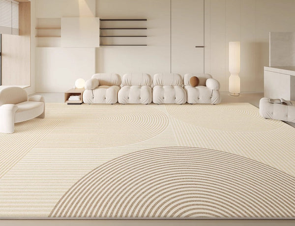 Bedroom Floor Rugs, Geometric Contemporary Rugs for Dining Room, Extra Large Modern Rugs for Living Room, Oversized Modern Rug for Living Room-HomePaintingDecor