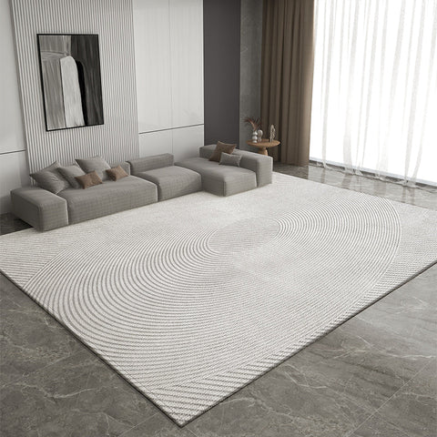 Contemporary Modern Rugs for Living Room, Geometric Modern Rugs for Sale, Modern Rug Placement Ideas for Bedroom, Gray Rugs for Dining Room-HomePaintingDecor