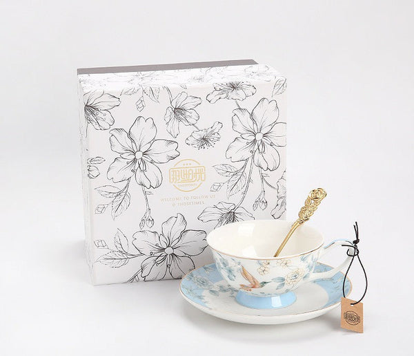 Luxury Tea Cup with Saucer, Elegant Coffee Cup, Ceramic Tea Cup Set, Porcelain Coffee Cup, Porcelain Tea cups, British Tea Cup Set, Afternoon Tea Cup with Saucer Set-HomePaintingDecor