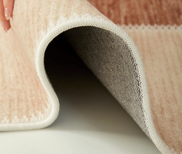 Mid Century Modern Rugs Next to Bed, Contemporary Rugs for Bedroom, Abstract Modern Carpets for Living Room, Modern Rugs for Dining Room-HomePaintingDecor