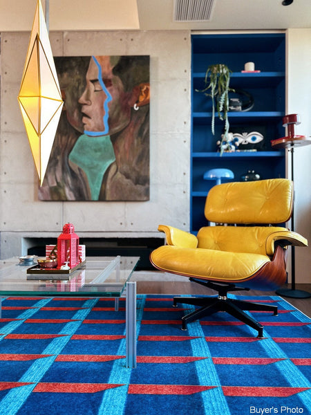 Living Room Rug Ideas, Mid Century Modern Rugs, Bedroom Modern Floor Carpet, Blue Modern Rug Designs, Contemporary Modern Rugs for Dining Room-HomePaintingDecor