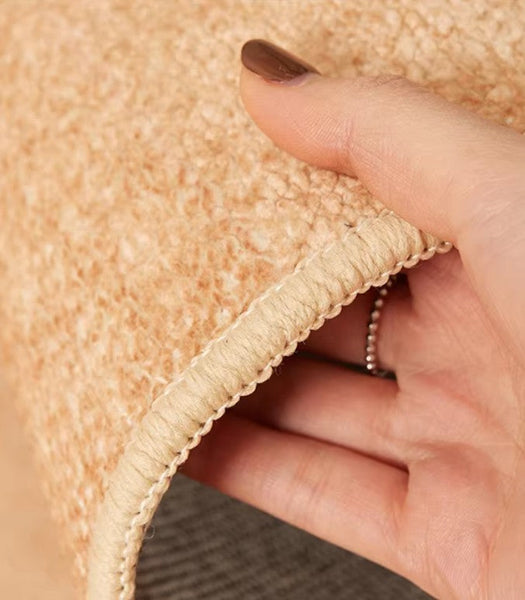 Dining Room Geometric Modern Rugs, Large Modern Rugs for Living Room, Bedroom Modern Rugs, Cream Color Contemporary Modern Rugs-HomePaintingDecor