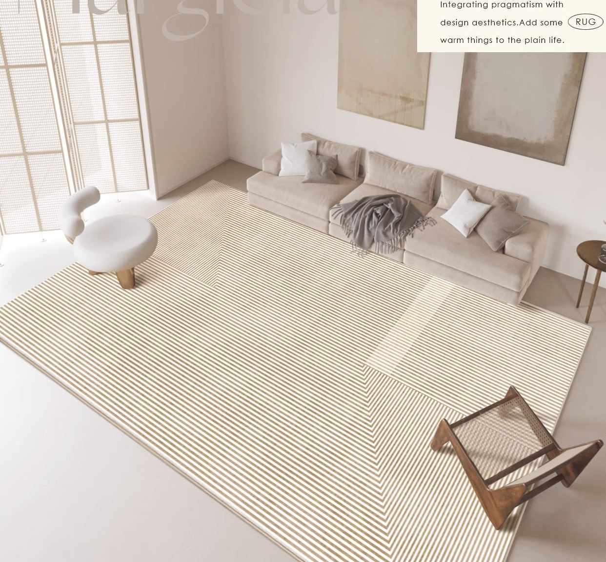 Modern Rugs for Living Room, Abstract Contemporary Modern Rugs, Geometric Contemporary Rugs Next to Bed, Modern Rugs for Dining Room-HomePaintingDecor