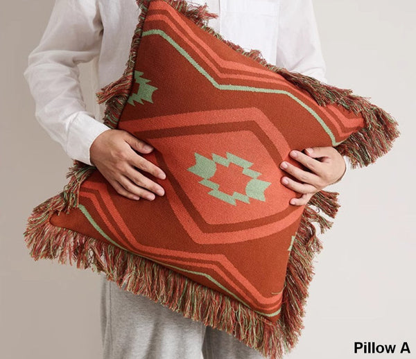 Simple Decorative Pillow Covers, Modern Decorative Pillow for Interior Design, Contemporary Modern Sofa Pillows for Bedroom, Square Modern Pillows for Couch-HomePaintingDecor