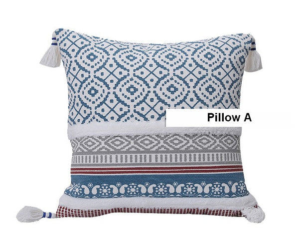 Modern Decorative Pillow for Interior Design, Contemporary Decorative Pillow Covers, Geometric Modern Sofa Pillows for Bedroom, Square Pillows for Couch-HomePaintingDecor