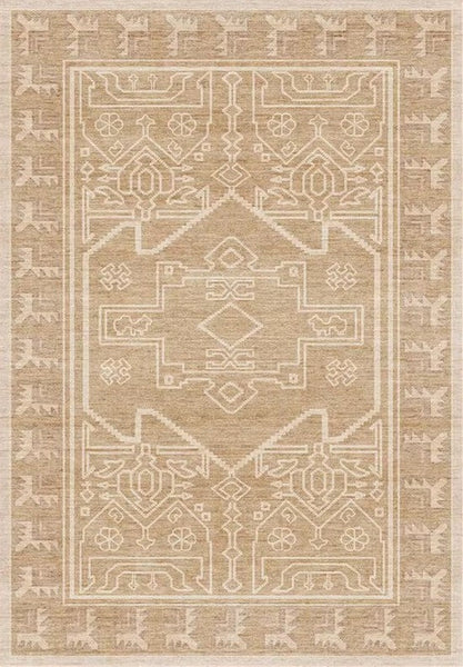 Large Modern Rugs under Dining Room Table, Contemporary Abstract Rugs Next to Bed, Geometric Modern Carpets for Office, Vintage Soft Turkish Rug for Living Room-HomePaintingDecor