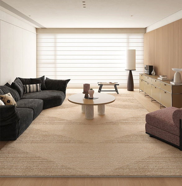 Modern Rugs under Dining Room Table, Geometric Modern Carpets for Office, Abstract Modern Rugs for Living Room, Contemporary Modern Rugs Next to Bed-HomePaintingDecor
