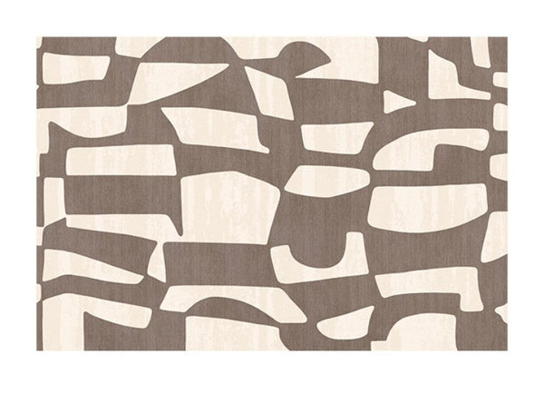 Abstract Contemporary Rugs for Bedroom, Modern Rugs under Sofa, Dining Room Floor Rugs, Modern Rug Ideas for Living Room-HomePaintingDecor