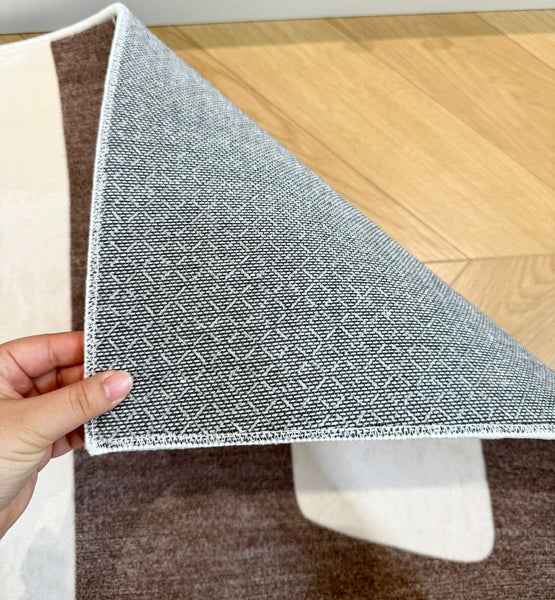 Abstract Contemporary Rugs for Bedroom, Modern Rugs under Sofa, Dining Room Floor Rugs, Modern Rug Ideas for Living Room-HomePaintingDecor