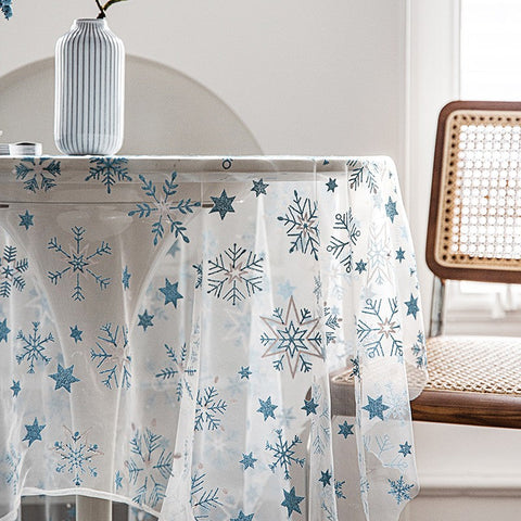 Lace Embroidered Table Covers, Rectangular Table Covers for Coffee Table, Oversized Modern Lace Tablecloths, Extra Large Rectangular Tablecloth for Oval Table-HomePaintingDecor