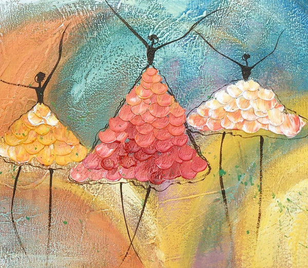 Canvas Paintings for Bedroom, Ballet Dancer Painting, Simple Wall Art Painting, Abstract Canvas Painting, Abstract Wall Art Paintings, Large Painting for Sale-HomePaintingDecor