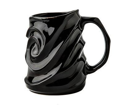 Stoneware Coffee Mugs, Black Ceramic Coffee Mug, Large Capacity Coffee Cups, Birthday Gifts, Handmade Pottery Coffee Mug-HomePaintingDecor