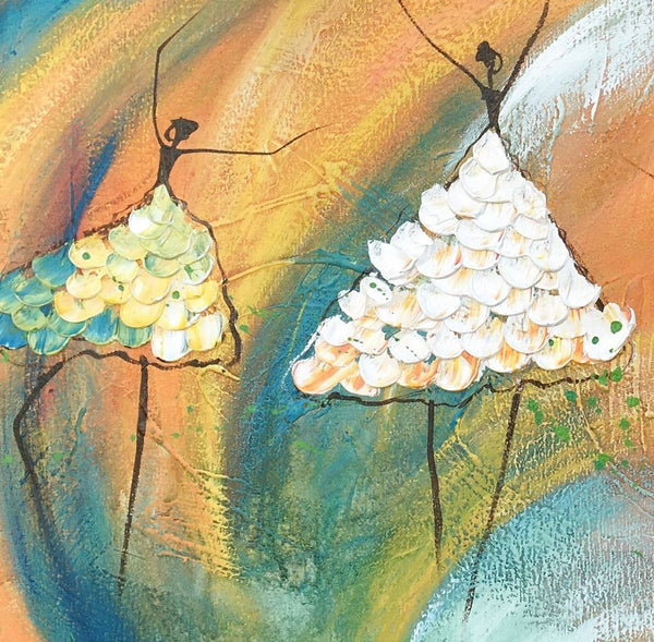 Canvas Paintings for Bedroom, Ballet Dancer Painting, Simple Wall Art Painting, Abstract Canvas Painting, Abstract Wall Art Paintings, Large Painting for Sale-HomePaintingDecor