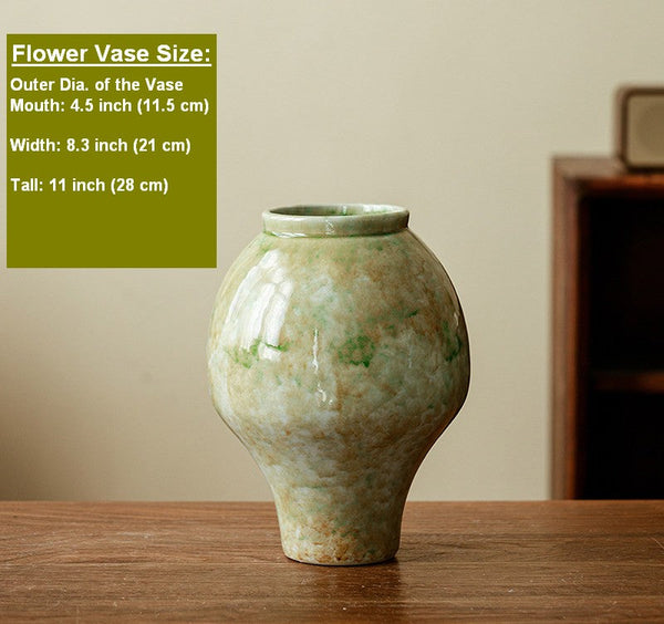 Flower Vases on Table, Centerpiece Ceramic Bud Vases, Porcelain Flower Vases, Handmade Water Holding Flower Vase-HomePaintingDecor