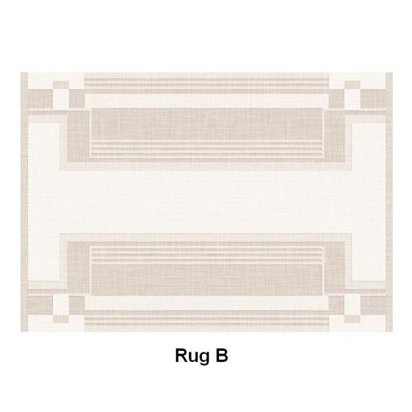 Geometric Modern Rug Placement Ideas for Living Room, Contemporary Area Rugs for Dining Room, Modern Rug Ideas for Bedroom-HomePaintingDecor