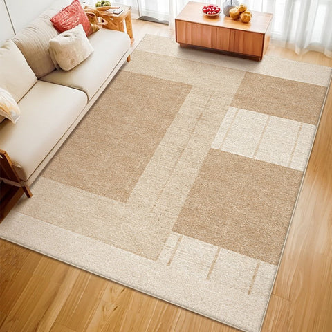 Contemporary Abstract Rugs under Dining Room Table, Large Modern Rugs for Living Room, Mid Century Modern Rugs for Bedroom-HomePaintingDecor