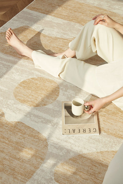Modern Rugs under Sofa, Dining Room Floor Rugs, Abstract Contemporary Rugs for Bedroom, Modern Rug Ideas for Living Room-HomePaintingDecor